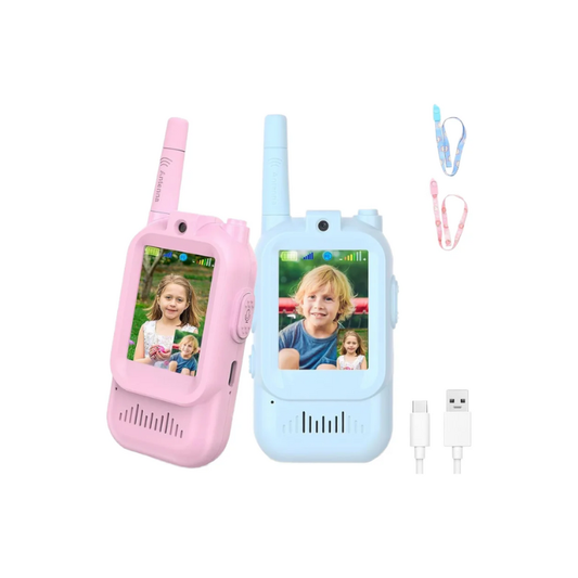 Kids Video Walkie Talkie – 2.4G WiFi | Shockproof & Lightweight (New Arrival)