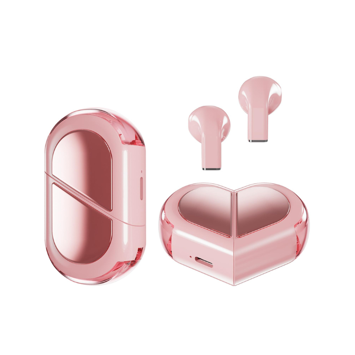 Heart Shape TWS Wireless Earphones | Buy 2 Get 1 Free