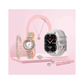 A59 Plus 6-in-1 Ladies Smart Watch | Touch Display | Multiple Straps