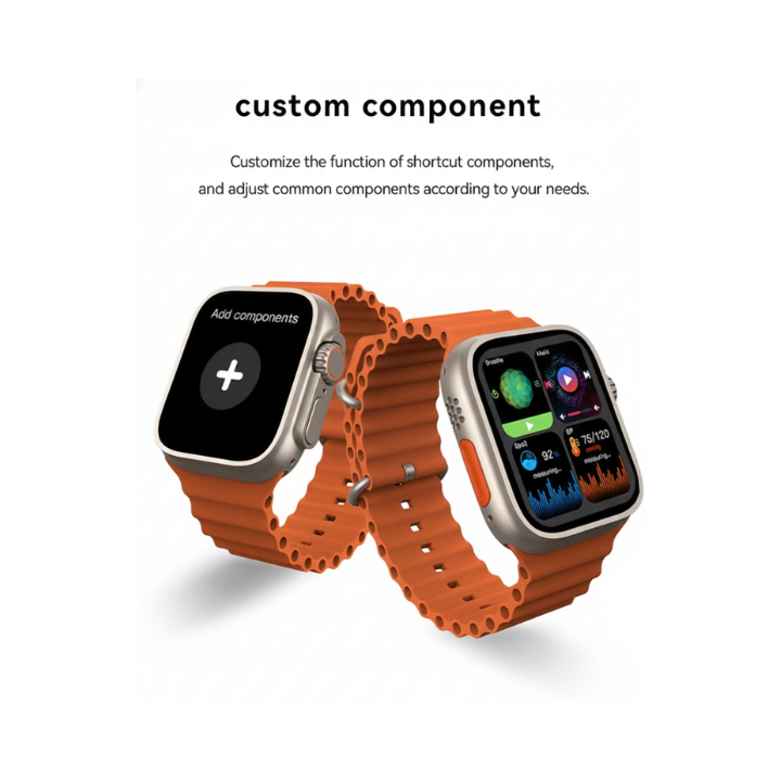 BEILINGDUN 4-in-1 Smartwatch – 2.03” HD Display | 4 Extra Bracelets | 4G SIM Support